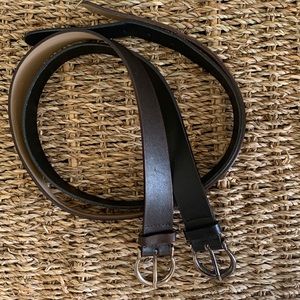 Talbots women’s leather belts 2 for $15